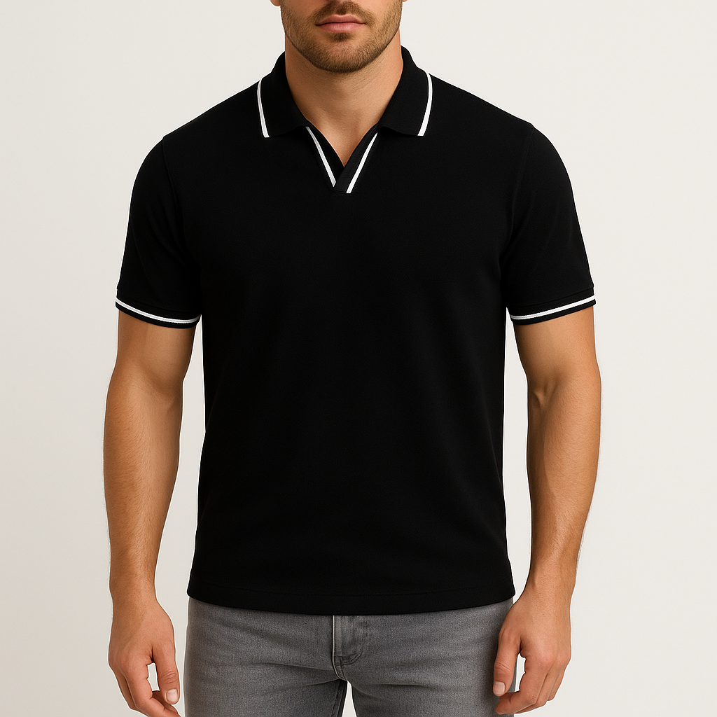 Camisa Polo | Acabamento Contrastante