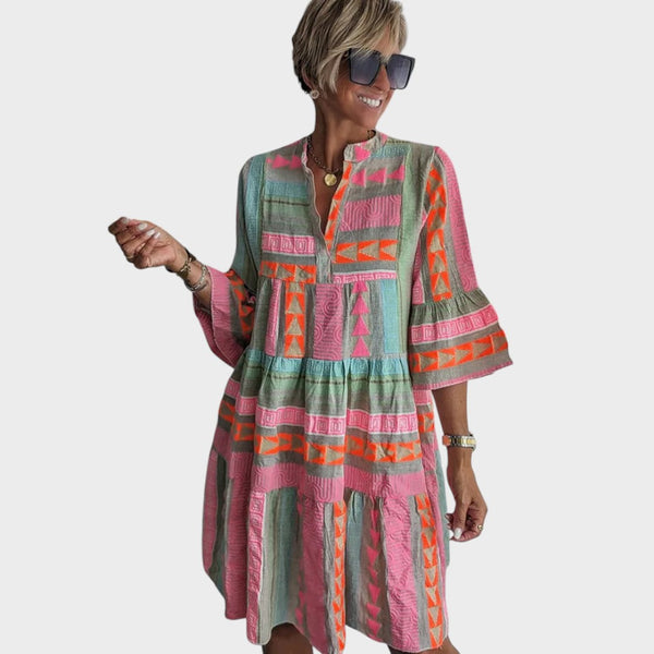 Zaida | Vestido Boho Fresco e Leve
