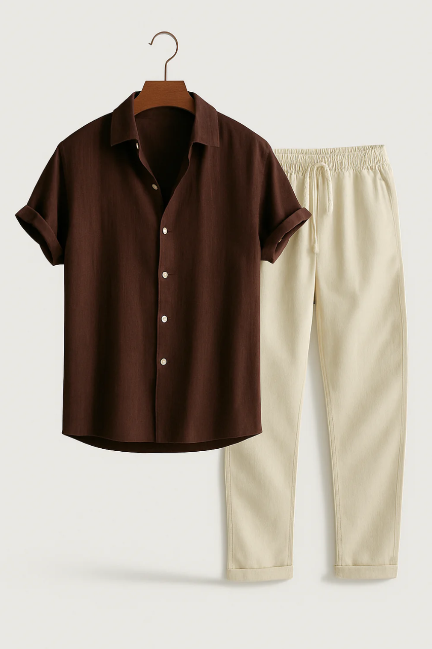 Conjunto de Camisa e Calças | Verão