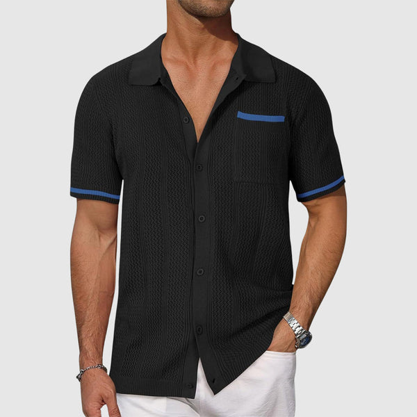 Camisa | Gola Camp Contrastante
