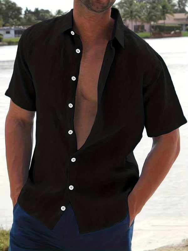 Camisa | Mistura Leve Manga Curta