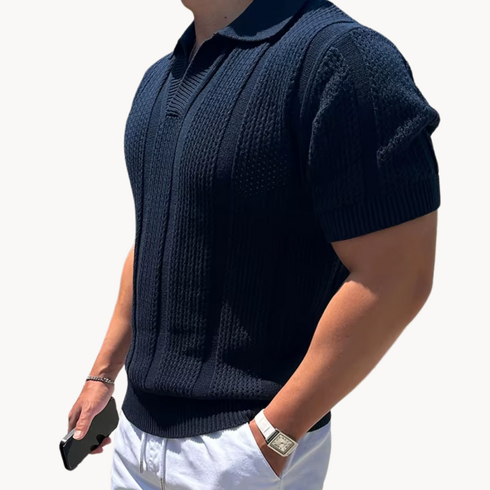 Camisa | Malha com Gola Aberta