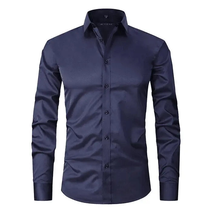 Camisa | Mistura Poliéster Sem Rugas