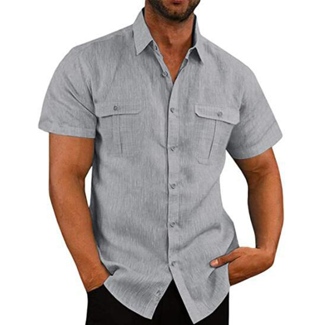 Camisa | Manga Curta Dois Bolsos