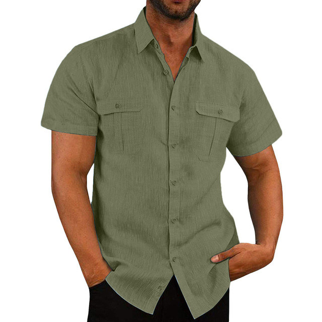 Camisa | Manga Curta Dois Bolsos