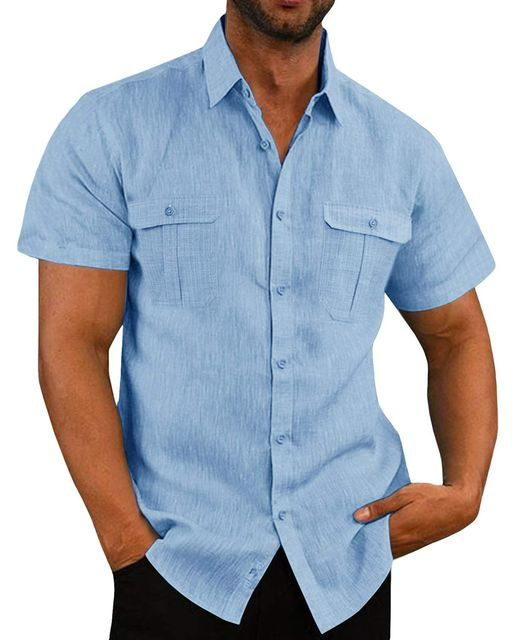 Camisa | Manga Curta Dois Bolsos