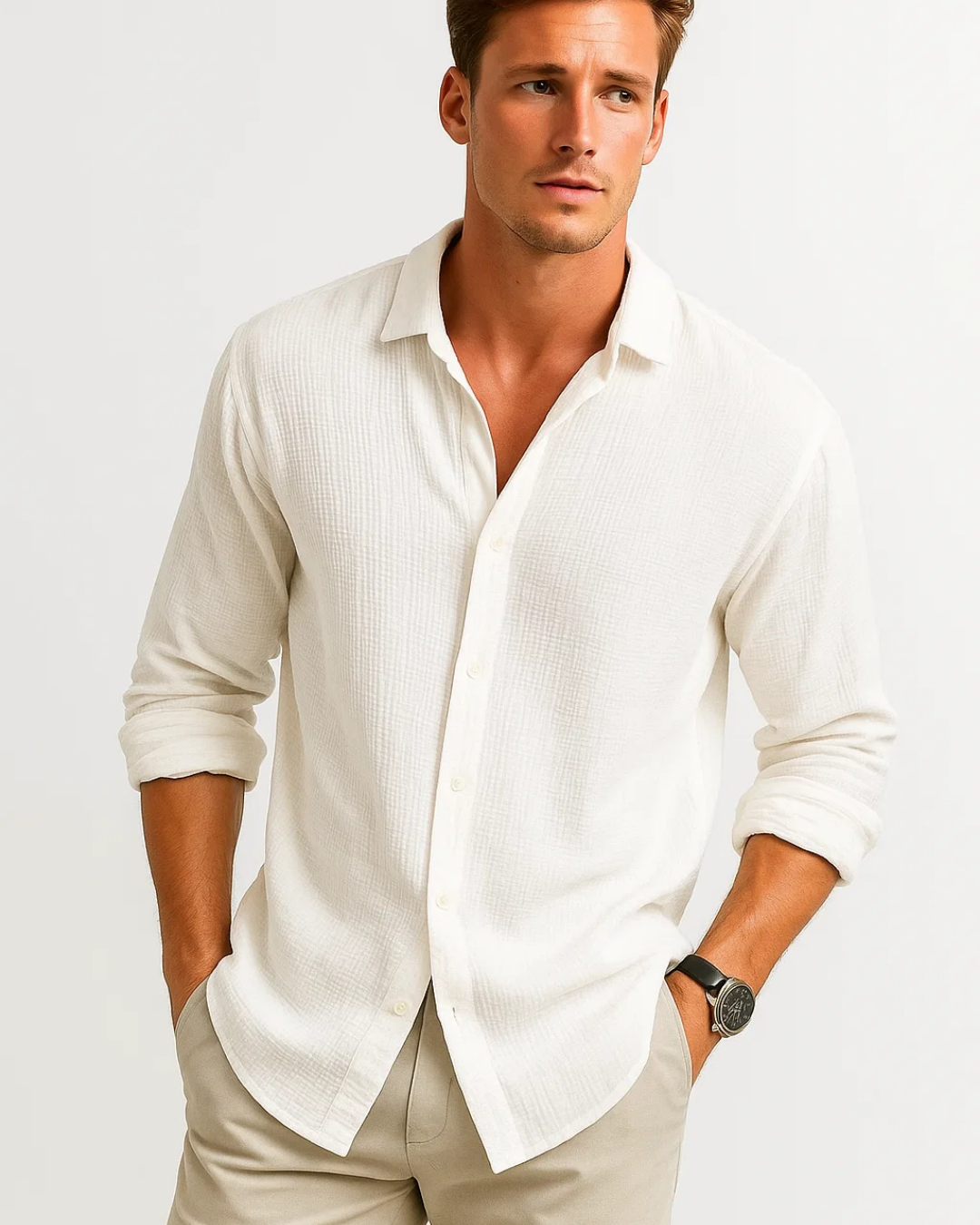 Camisa | Gola Inteligente Botão Completo