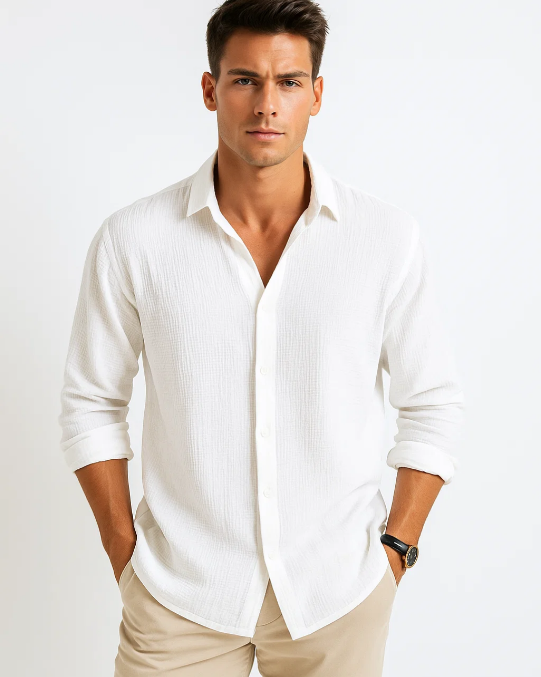 Camisa | Gola Inteligente Botão Completo