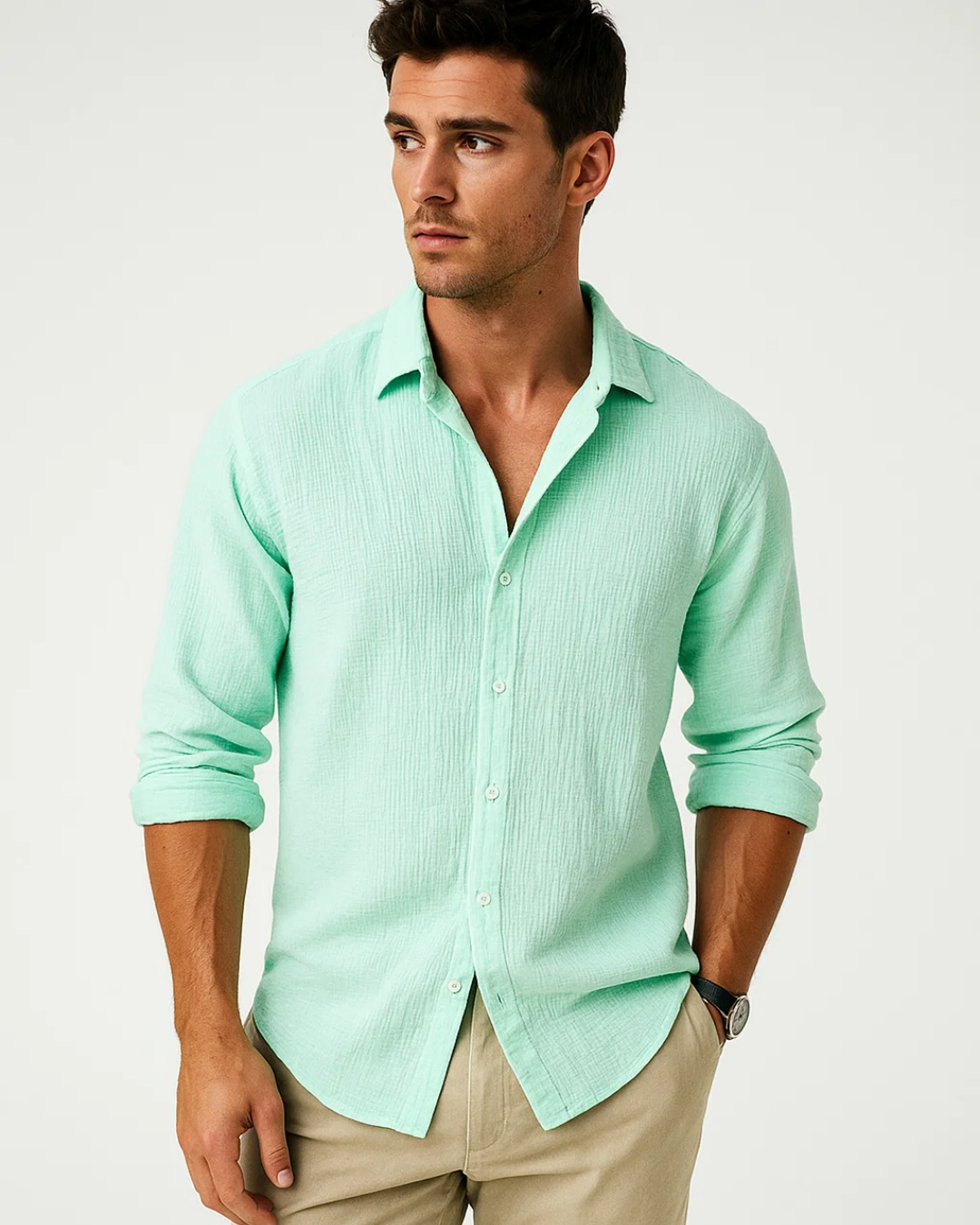 Camisa | Gola Inteligente Botão Completo