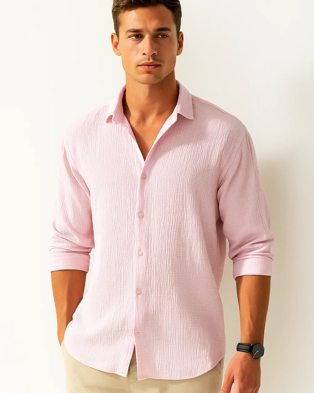 Camisa | Gola Inteligente Botão Completo