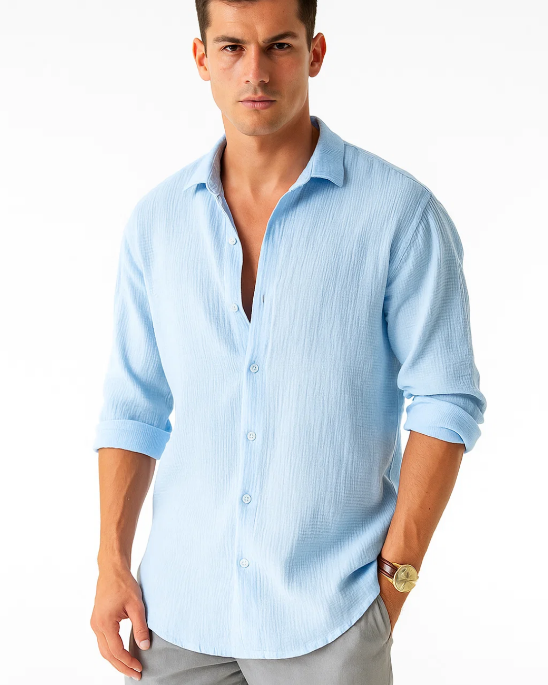 Camisa | Gola Inteligente Botão Completo