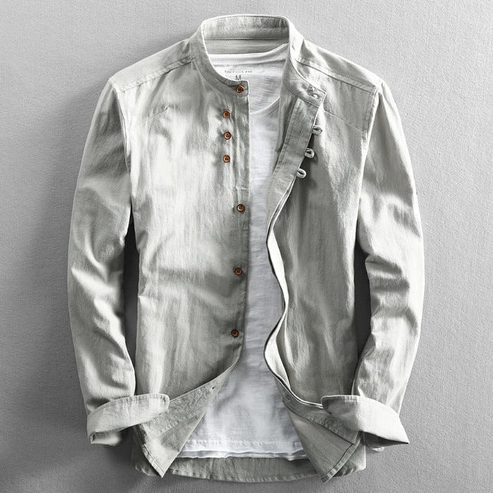 Camisa | Gola Alta Botão Vintage