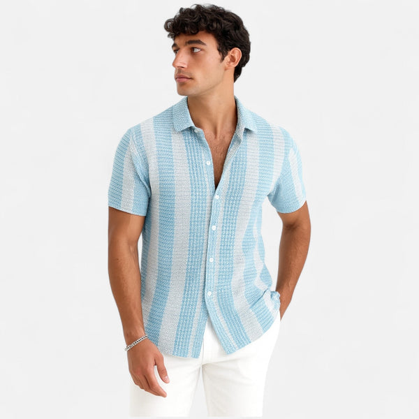 Camisa | Mistura Listrada Leve