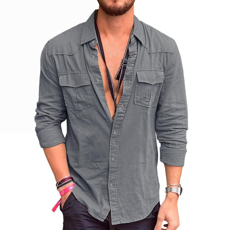 Camisa | Bolsos Cargo Sob Medida