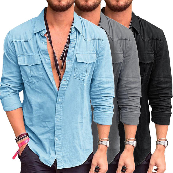 Camisa | Bolsos Cargo Sob Medida