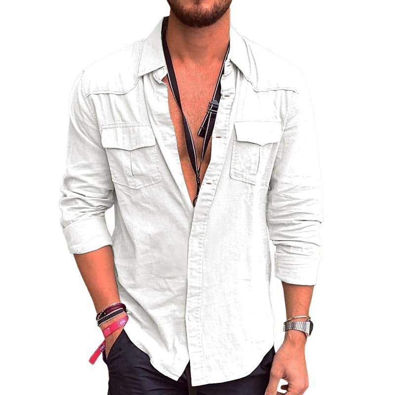 Camisa | Bolsos Cargo Sob Medida