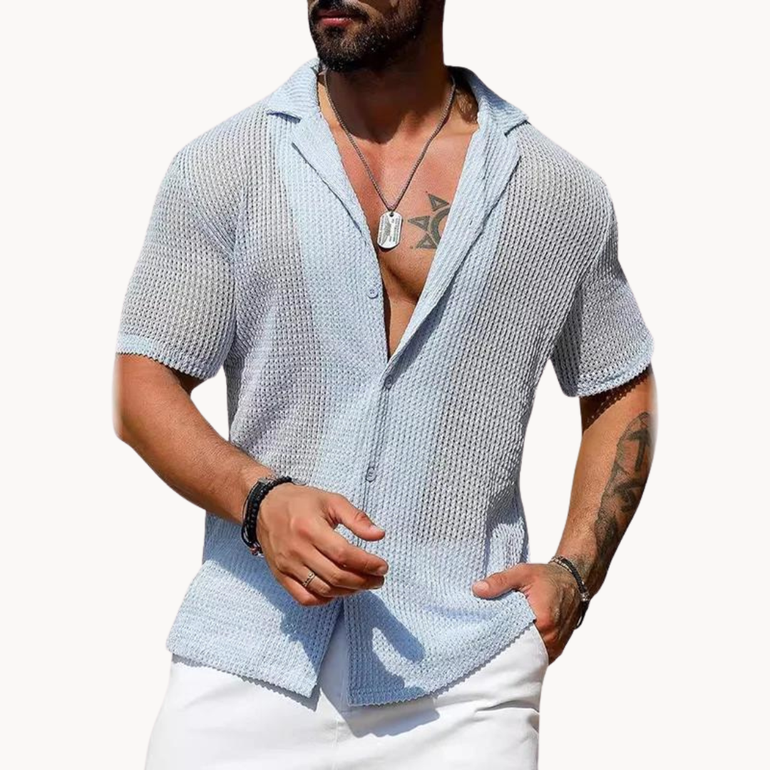 Camisa de Manga Curta | Malha Oca