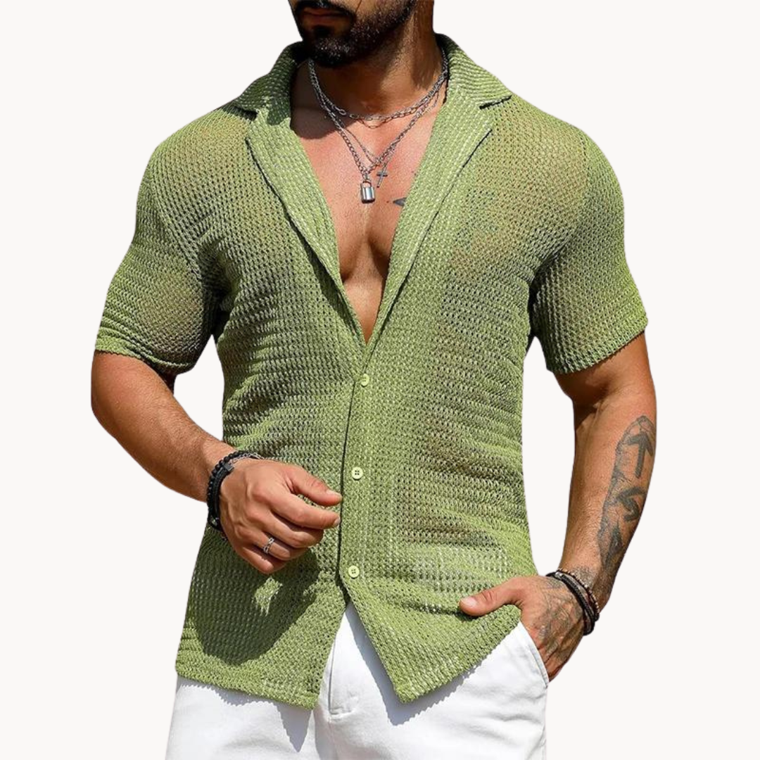 Camisa de Manga Curta | Malha Oca