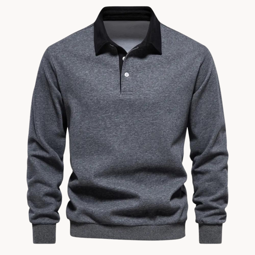 Sweatshirt Polo Soft-Blend | Flexível