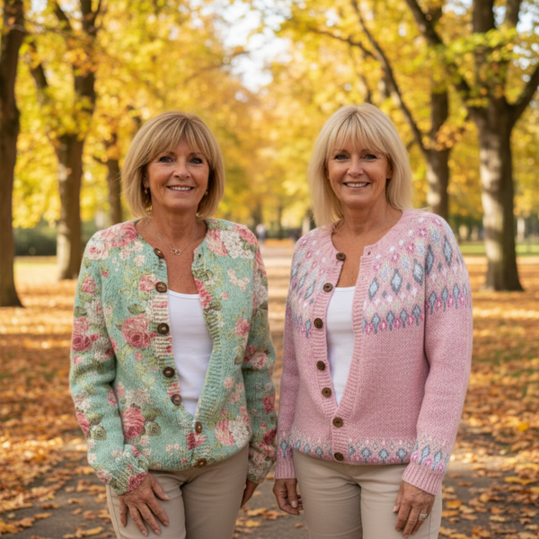 Sónia | Cardigan Floral de Outono