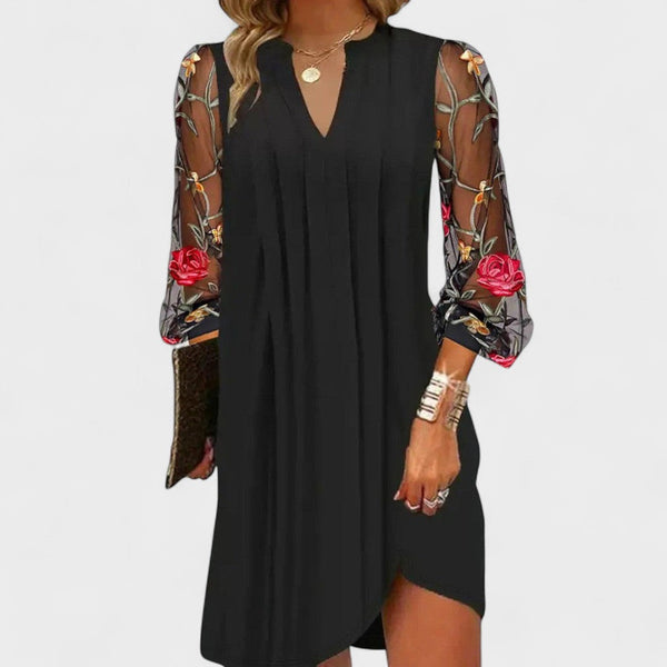 Julieta | Mini vestido elegante com decote em V