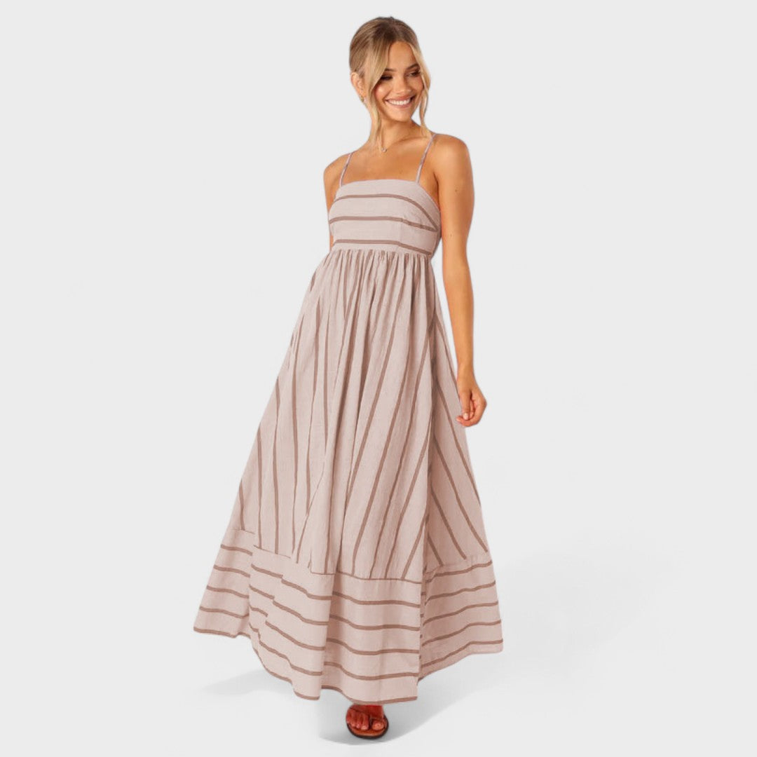 Neusa | Vestido Listrado Fresco