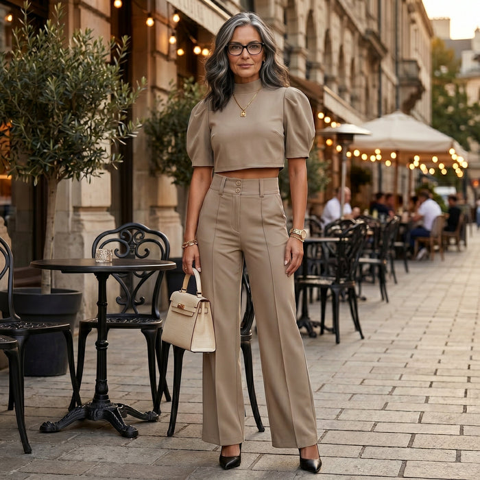 Ilda | Conjunto Elegante de Duas Peças