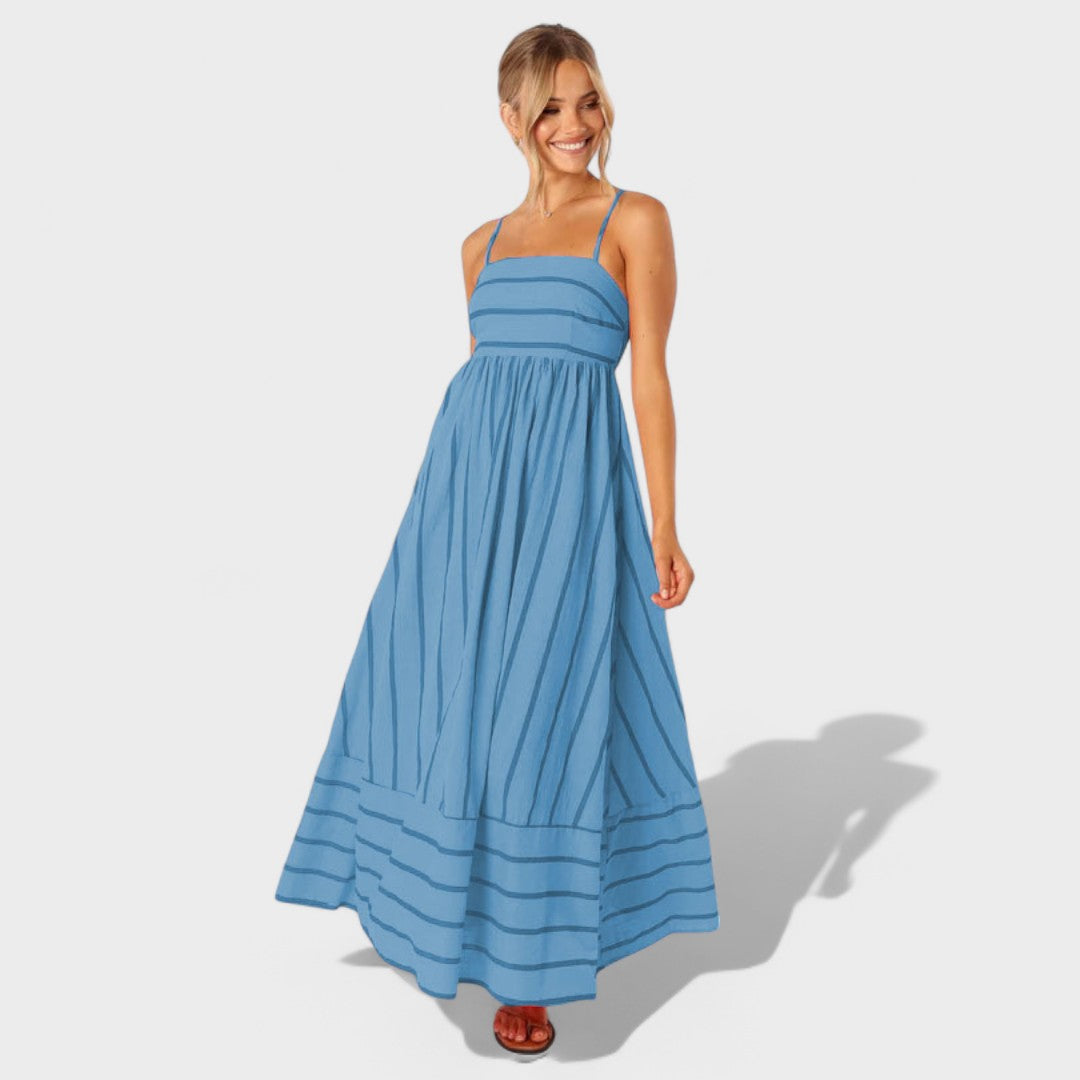 Neusa | Vestido Listrado Fresco
