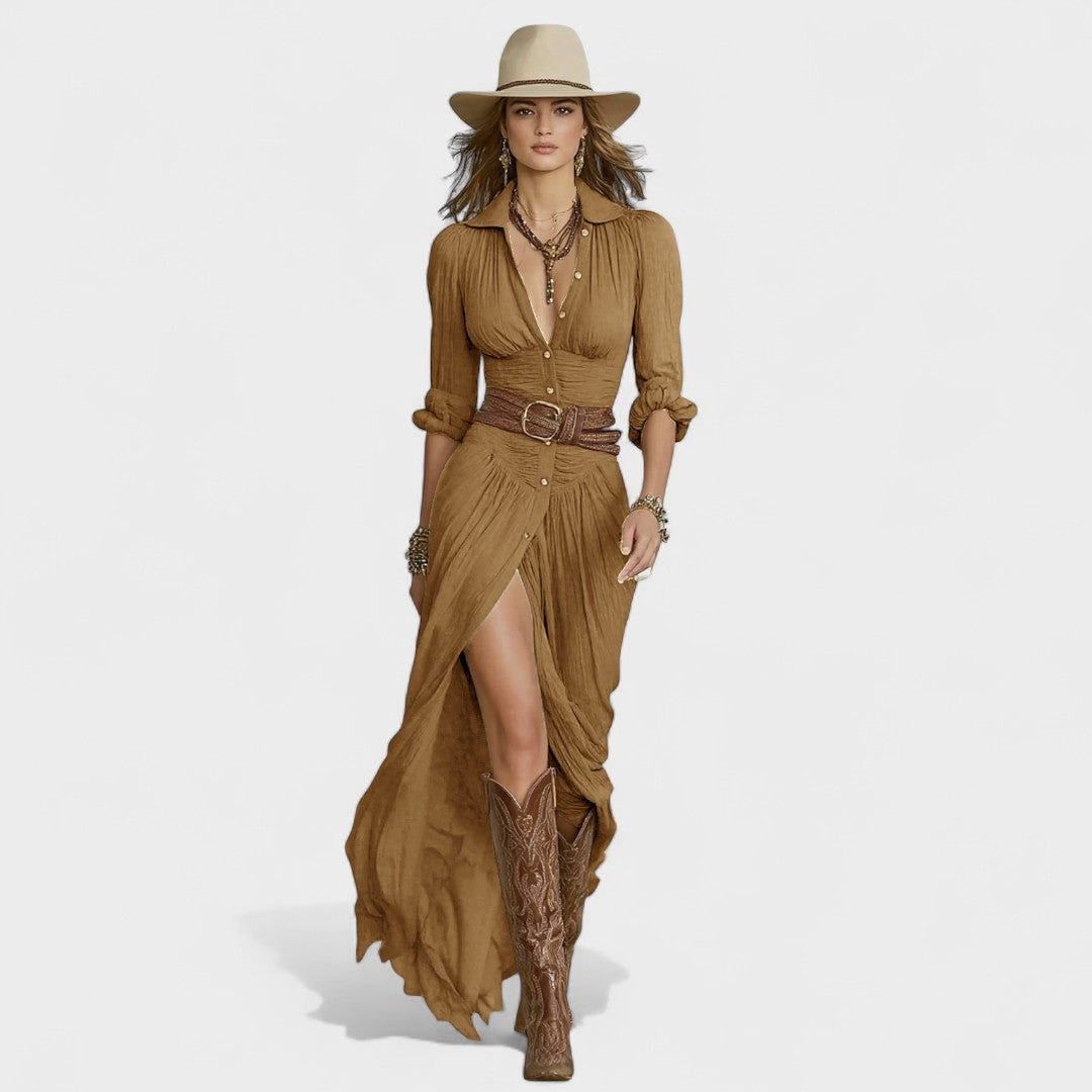 Salomé | Vestido longo maxi