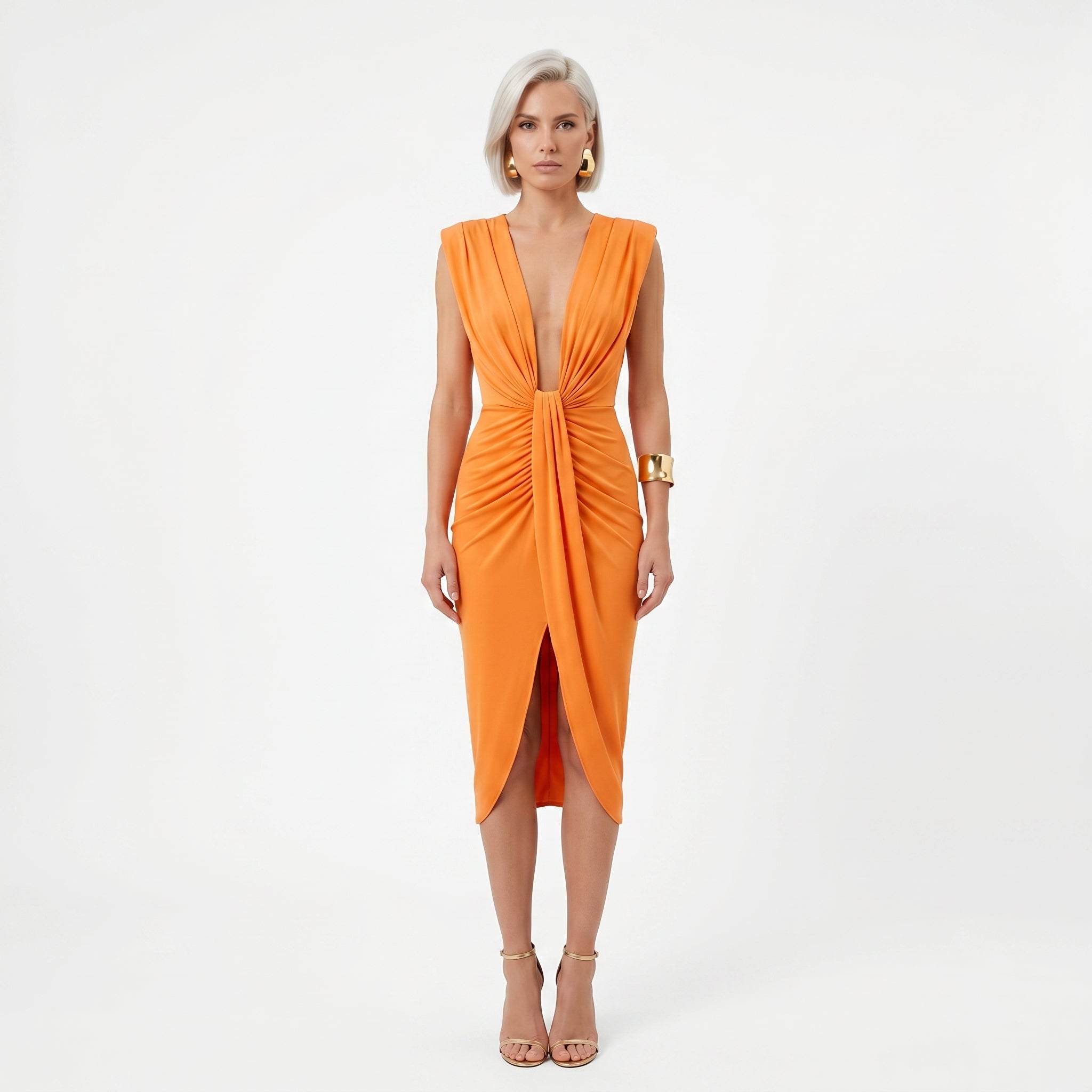 Delfina | Vestido de Decote Aberto