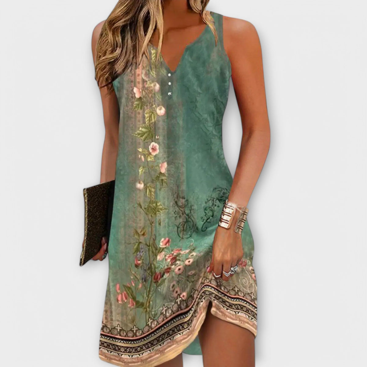 Branca | Vestido de camisa midi