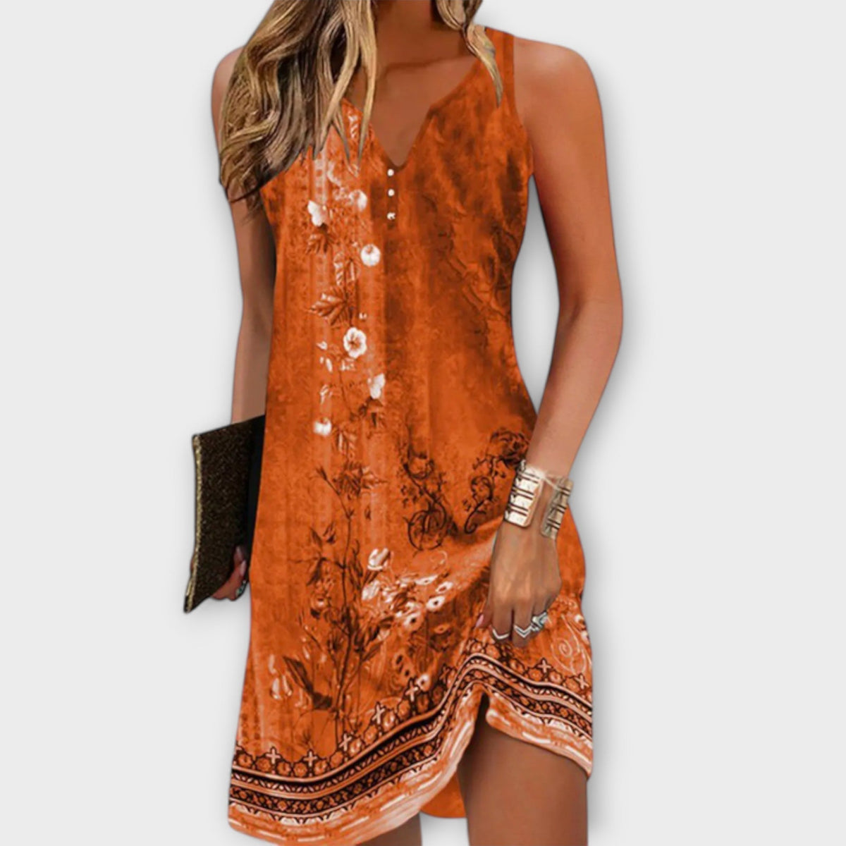 Branca | Vestido de camisa midi