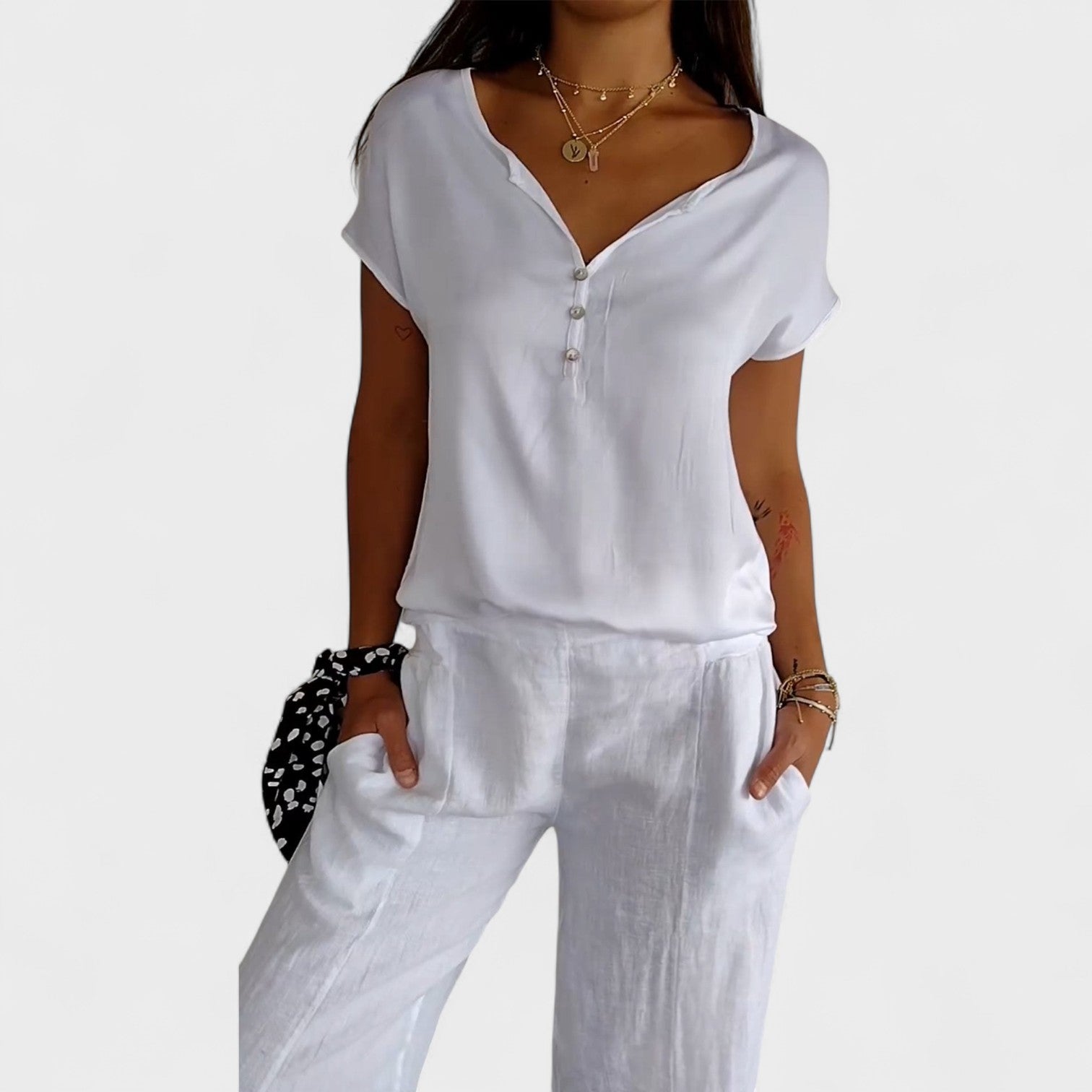 Corina | Blusa de verāo confortável