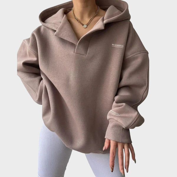 Branca | Hoodie com capuz chique