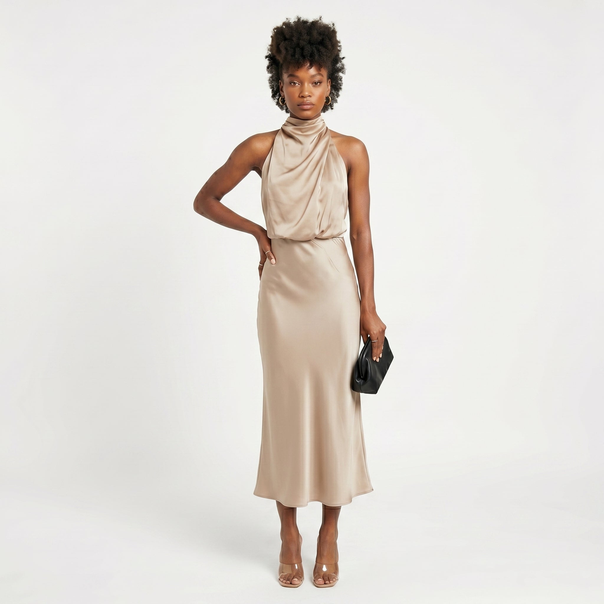 Vera | Vestido Longo de Festa em Cetim