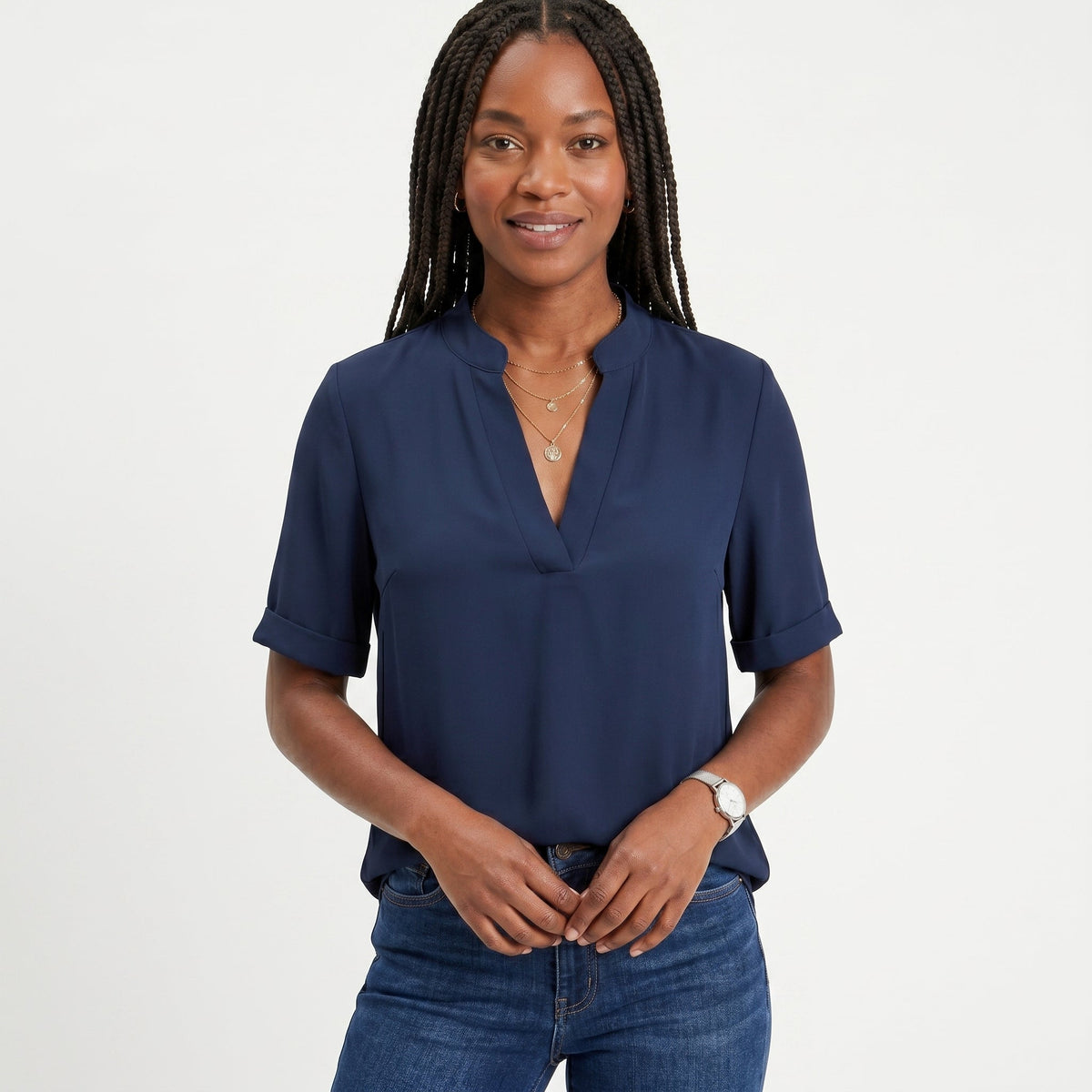 Rosaura | Blusa Fluida Decote em V