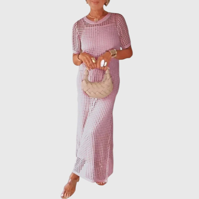 Purificação | Vestido longo com recortes