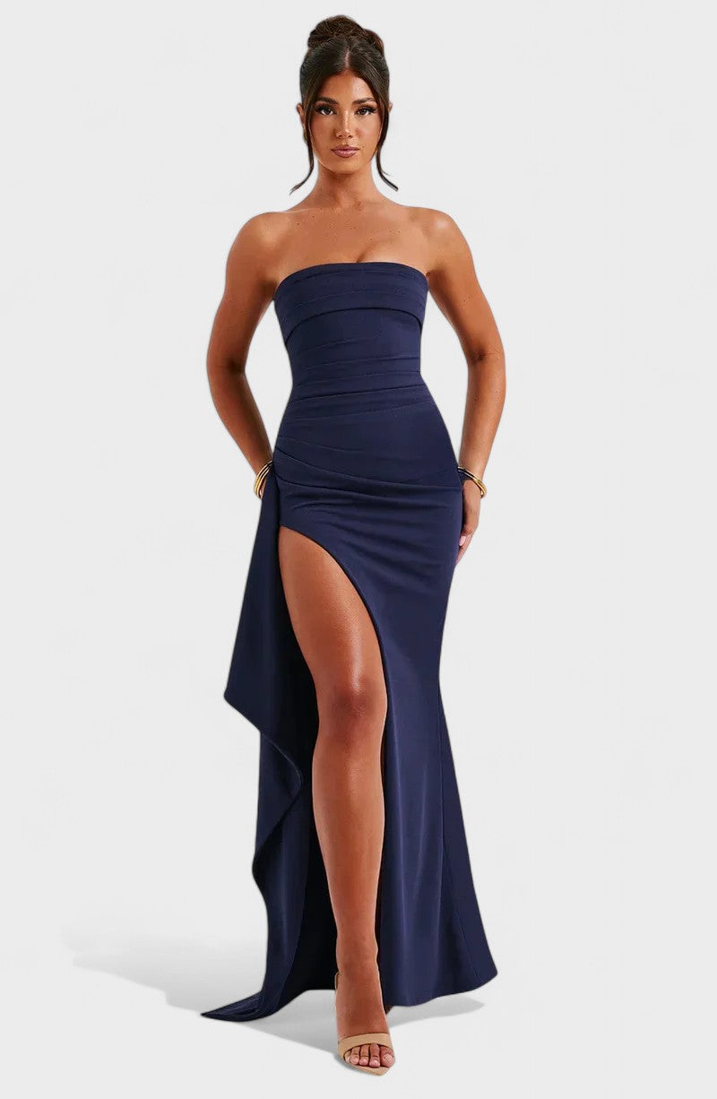Esperança | Vestido Comprido Elegante Sem Alças